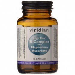 Viridian High Five B-Complex Con Ascorbato Mg 30 Vcaps