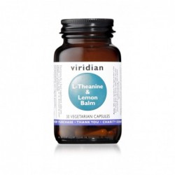 Viridian L-théanine 200 mg et mélisse 30 Vcaps