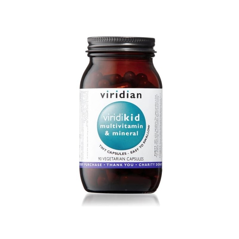 Viridian Viridikid Mulivit e minerali Mini 90 Vcaps Viridian Viridikid Mulivit e minerali Mini 90 Vcaps