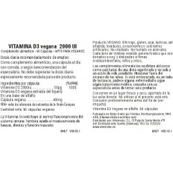 Viridian Vitamin D3 Vegana 2000 Iu 60 Vcaps