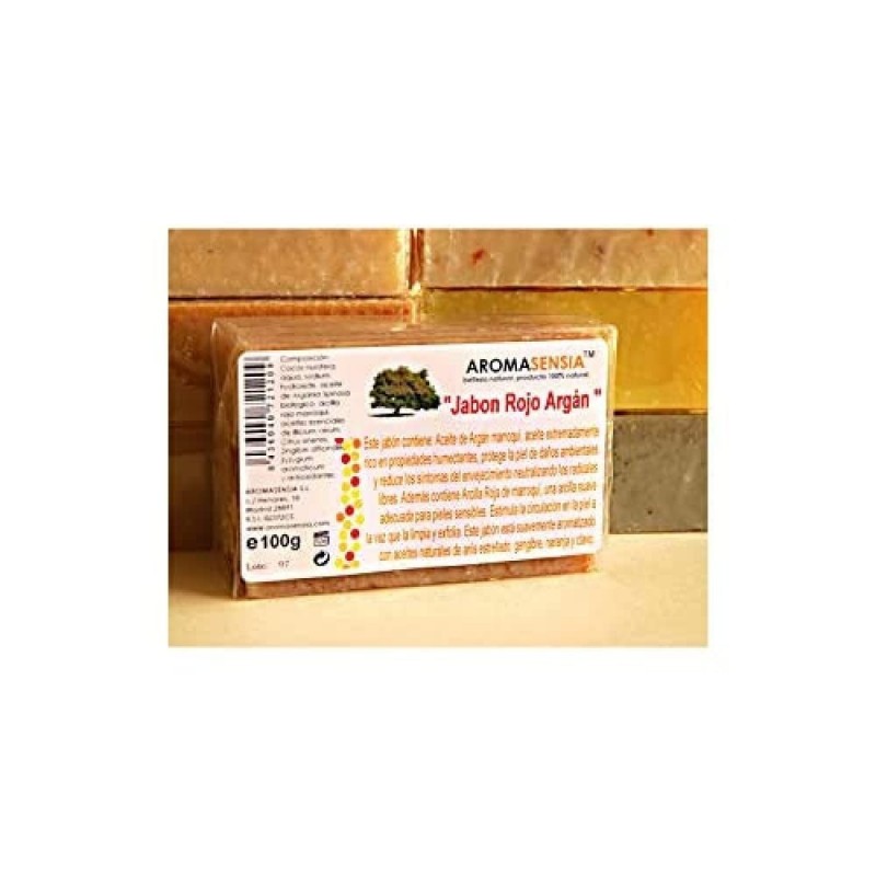 Aromasensia Argan Soap 100G With Red Clay