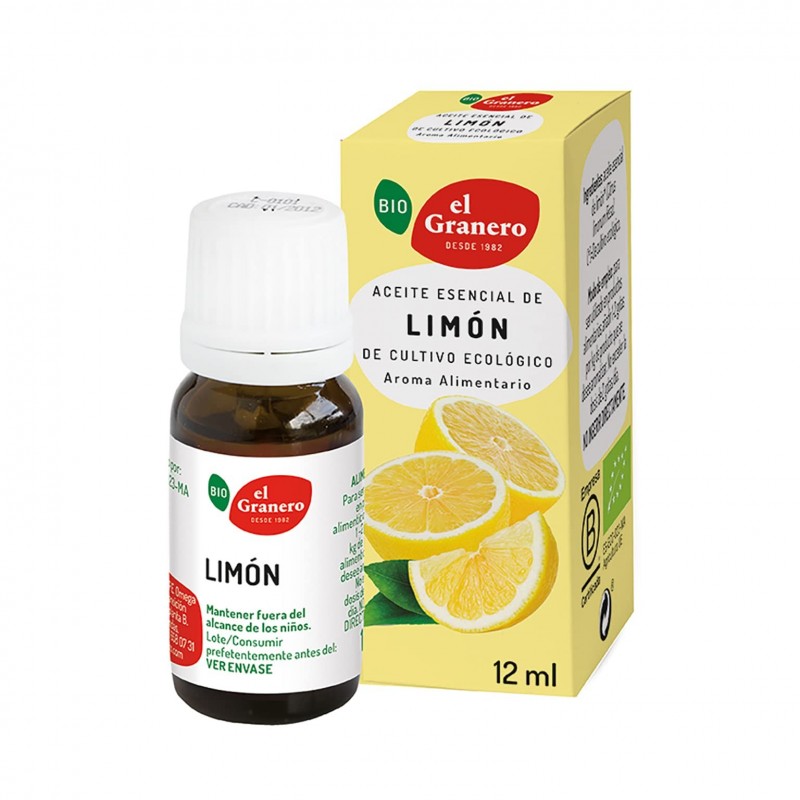 El Granero Integral Organic Lemon Essential Oil 12 ml El Granero Integral Organic Lemon Essential Oil 12 ml