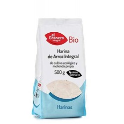 Farinha de Arroz Integral Orgânica El Granero Integral 500 g