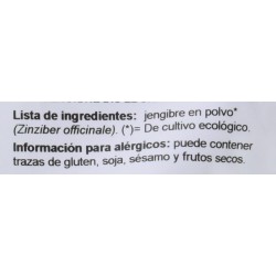 El Granero Integral Organic Ginger Powder 150 g