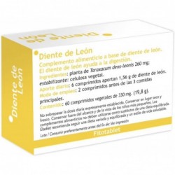 Eladiet Fitotablet Diente Leon 330 mg 60 Tabletten