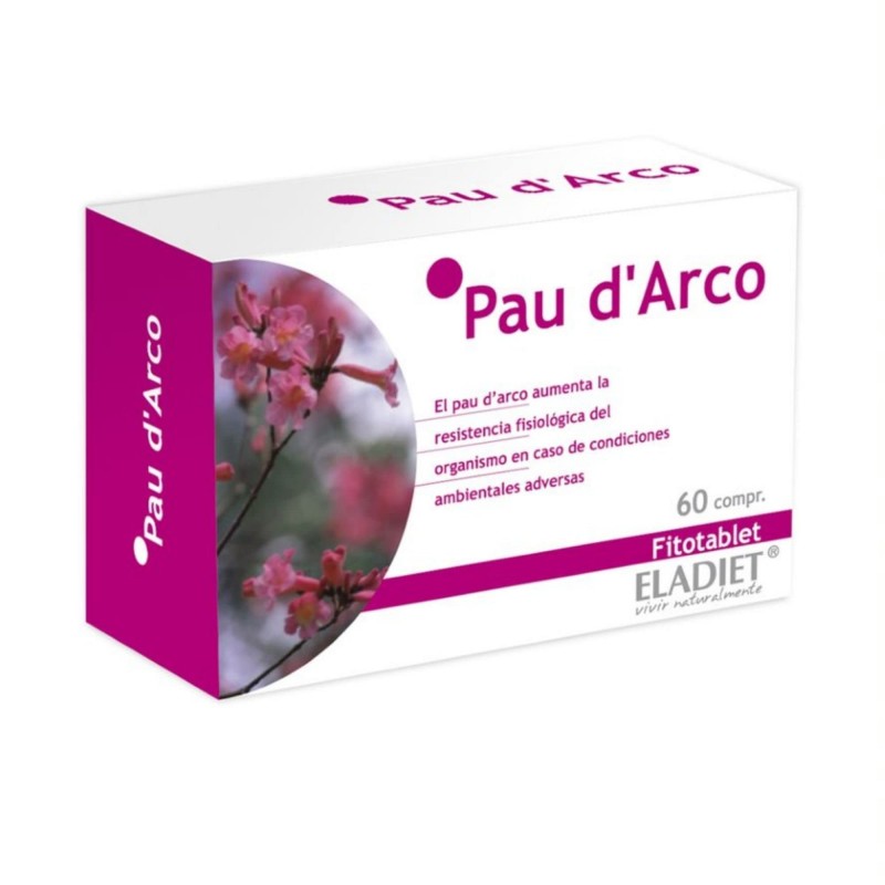 Eladiet Pau de Arco Fitotablet 60 Tablets Eladiet Pau de Arco Fitotablet 60 Tablets