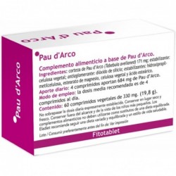 Eladiet Pau de Arco Fitotablet 60 Tablets
