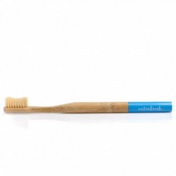 Naturbrush Bambus-Zahnbürste für Erwachsene, Blau