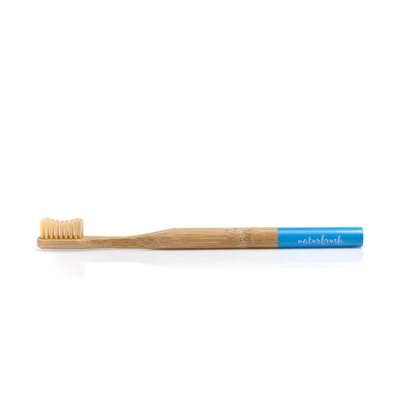 Naturbrush Bambus-Zahnbürste für Erwachsene, Blau Naturbrush Bambus-Zahnbürste für Erwachsene, Blau