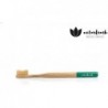 Spazzolino da denti in bambù per adulti Naturbrush verde
