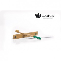 Naturbrush Adult Bamboo Toothbrush Green