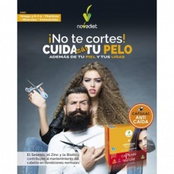 Novadiet Anti-Chute de Cheveux 60 Gélules