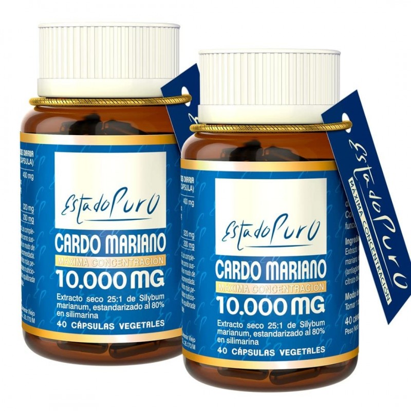Tongil Cardo Mariano Estado Puro 10000 Mg 40 Cápsulas