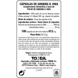 Tongil Ginseng Jar 100 Capsules Il Hwa