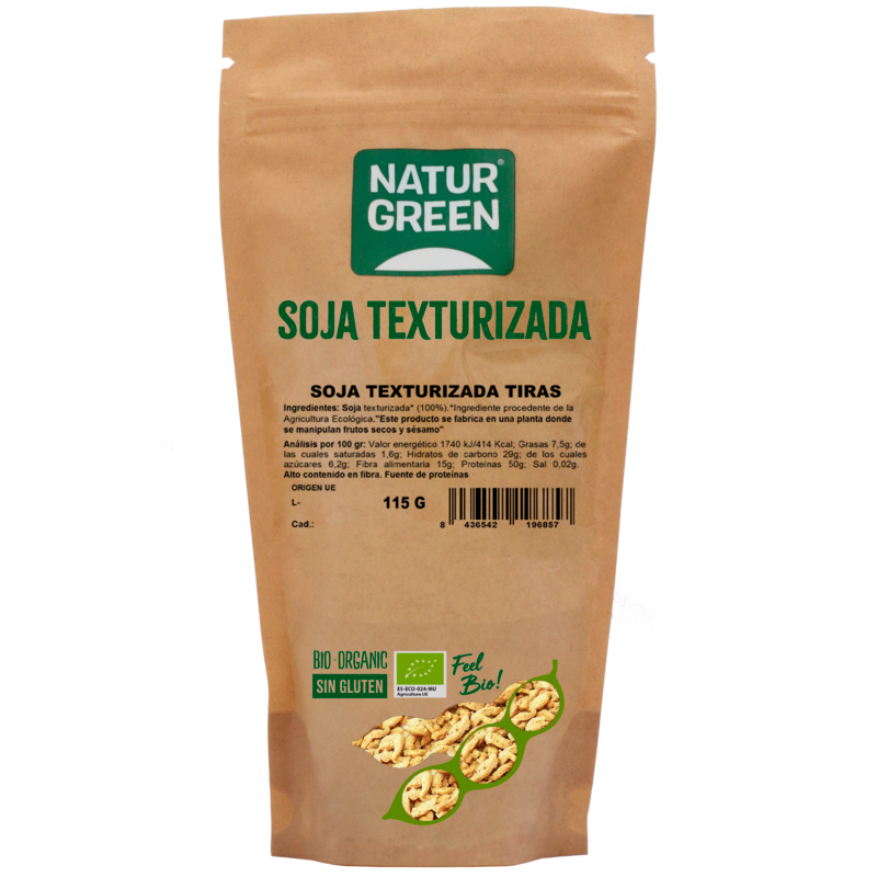 Naturgreen texturierte Soja-Bio-Streifen 115g Naturgreen texturierte Soja-Bio-Streifen 115g