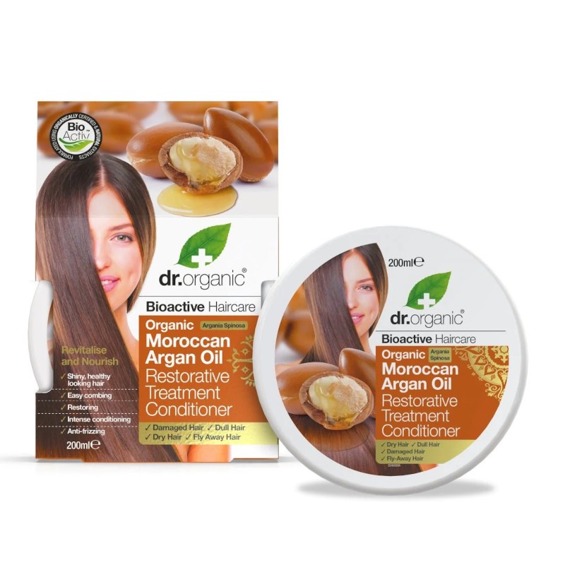 Dr. Organic Mascarilla Capilar de Aceite Argán 200 ml Dr. Organic Mascarilla Capilar de Aceite Argán 200 ml