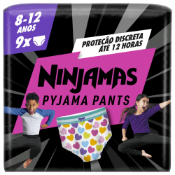 Dodot Ninjamas Carry Pack Corazón Talla 8 - 9 uds.