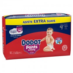 Dodot Pants Activity Extra Jumbopackung Größe 4 – 43 Stück.
