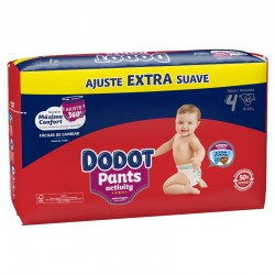 Dodot Pants Activity Extra Jumbo Pack Talla 4 - 43 uds. 【ENVIO 24 horas】