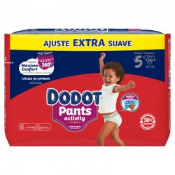 Dodot Pants Activity Extra Jumbo Pack Talla 5 - 38 uds. 【COMPRA ONLINE】