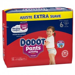 Dodot Pants Activity Extra Jumbo Pack Taille 6 - 35 unités.