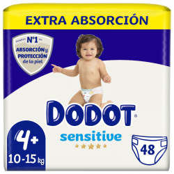 Dodot Sensitive Extra-Jumbo Packungsgröße 4 – 48 Einheiten.