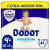 Dodot Sensitive Extra-Jumbo Pack Talla 4 - 48 uds.