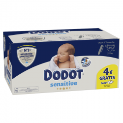 Farmácia Avenida Sta. Maria - ✓ Dodot Sensitive Kit Fraldas Recém-nascidos  👶 ➡️ É um pack completo que contém 4 cuidados para o bebé: 1 embalagem de Dodot  Sensitive Fraldas T1 2