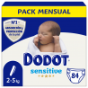 Dodot Sensitive Jumbo Pack Talla 1 - 84 uds.