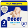 Dodot Sensitive Jumbo Pack Talla 2 - 80 uds.