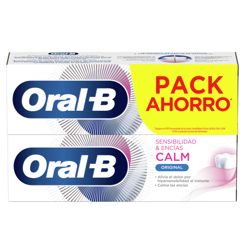 ORAL-B Pasta Sensibilità e Gengive Calma Originale 2X75ml ORAL-B Pasta Sensibilità e Gengive Calma Originale 2X75ml