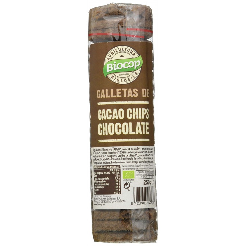 Biocop Galleta Cacao Chocolate Biocop 250 g
