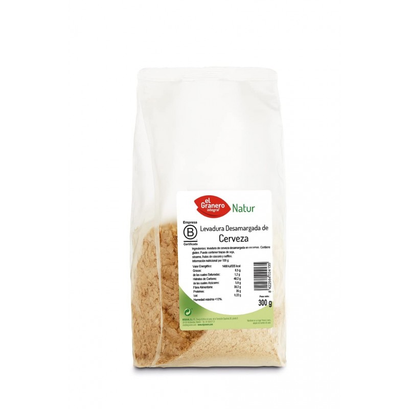 Levure de bière désamère El Granero Integral 300 g Levure de bière désamère El Granero Integral 300 g
