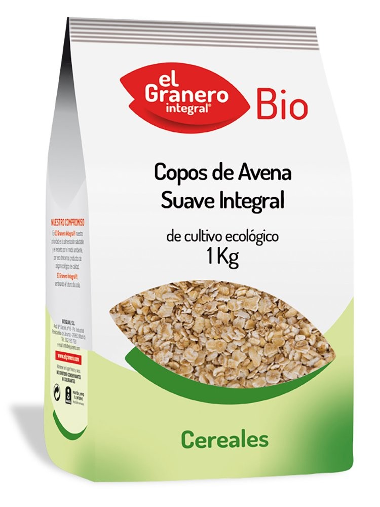 El Granero Fiocchi di Avena Integrale Morbida Bio Integrale 1 Kg【OFFERTA  ONLINE】