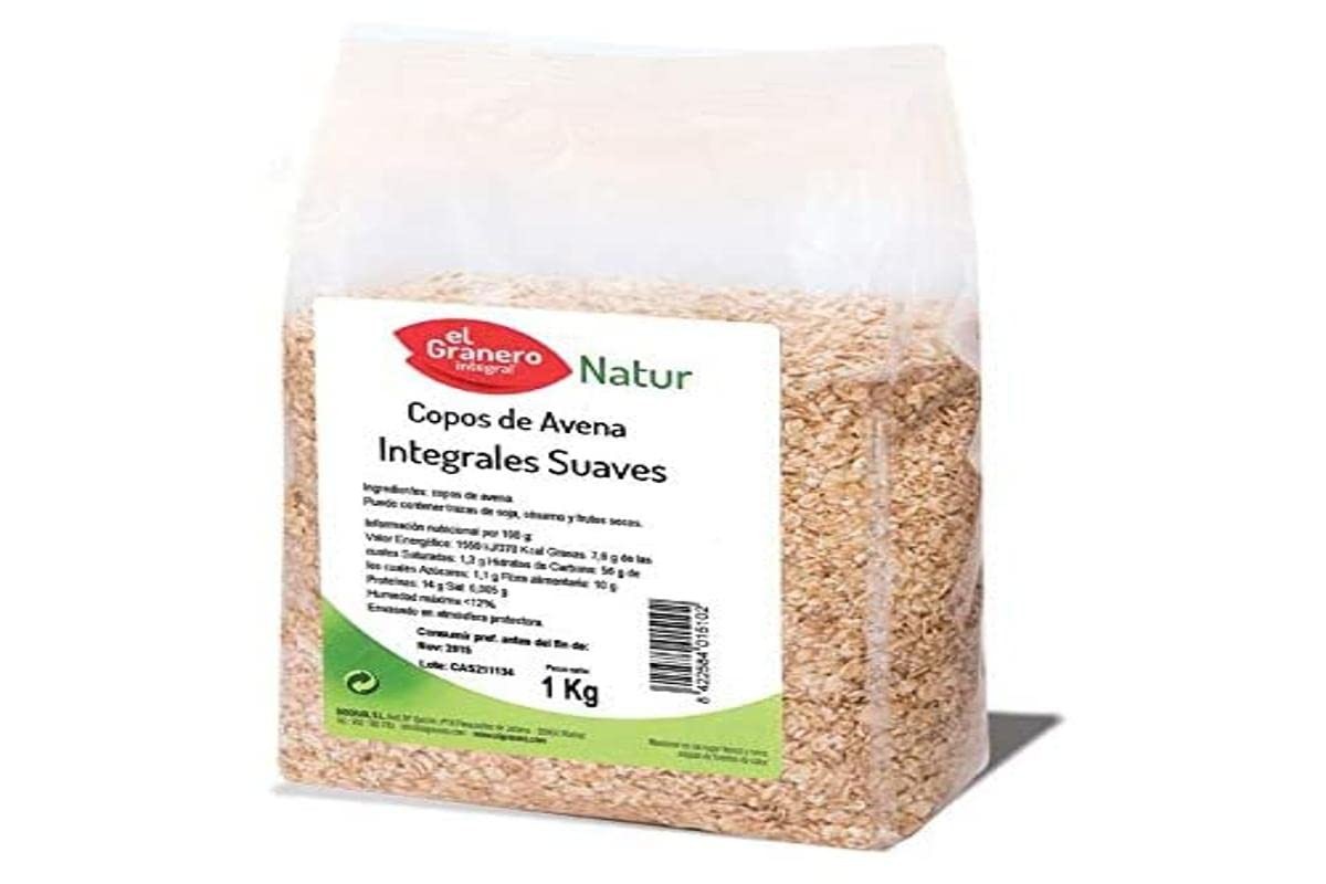 El Granero Fiocchi di Avena Integrale Morbida Integrale 1 Kg【OFFERTA】