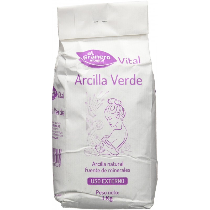 Argilla Verde Integrale El Granero Busta 1 Kg Argilla Verde Integrale El Granero Busta 1 Kg