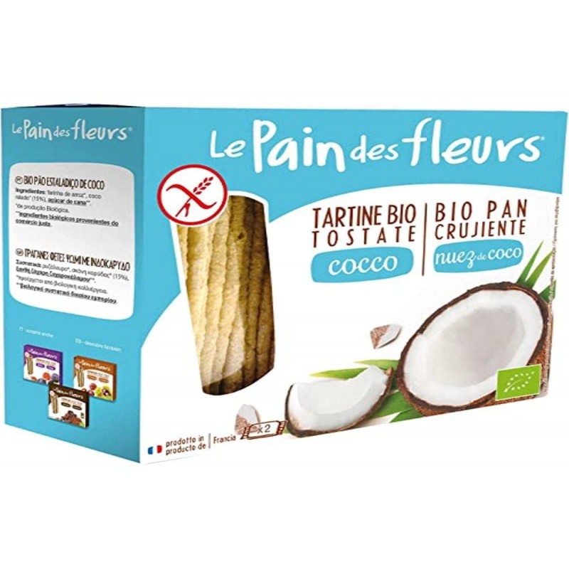 Le Pain Des Fleurs Pão de Flor de Coco Orgânico Sem Glúten 150 g