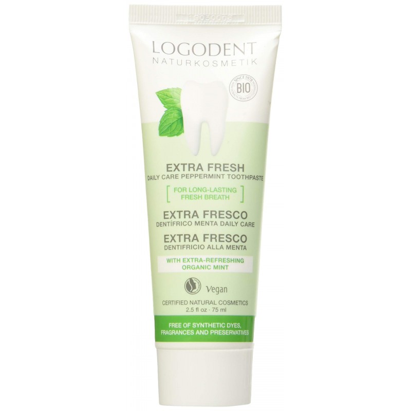 Logona Dentifrice Soin Quotidien Menthe Extra Fraîche 75 ml Logona Dentifrice Soin Quotidien Menthe Extra Fraîche 75 ml