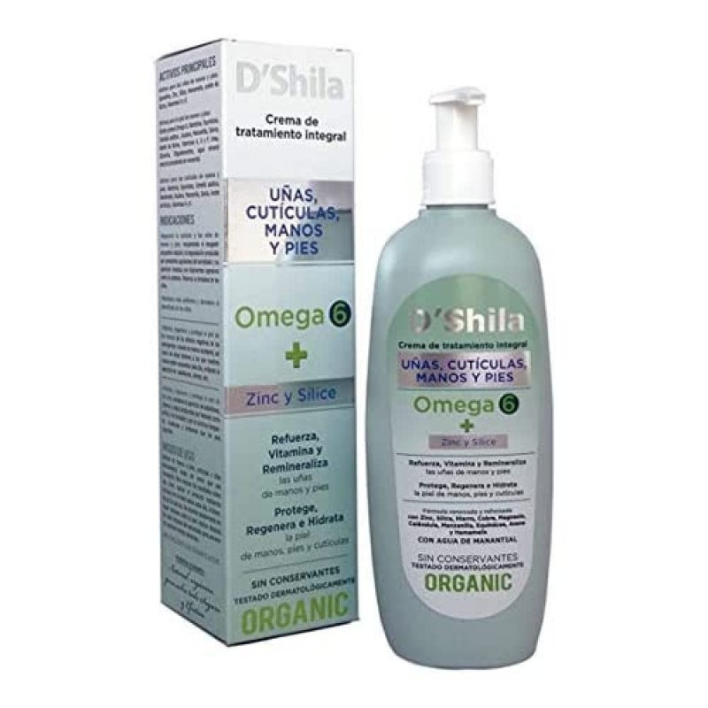Shila Crema Mani Unghie Cuticole e Piedi Omega 6 250 ml Shila Crema Mani Unghie Cuticole e Piedi Omega 6 250 ml
