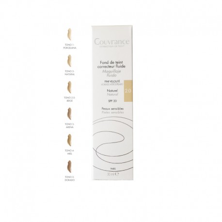 Avene Couvrance Natürliches Fluid Make-Up SPF20