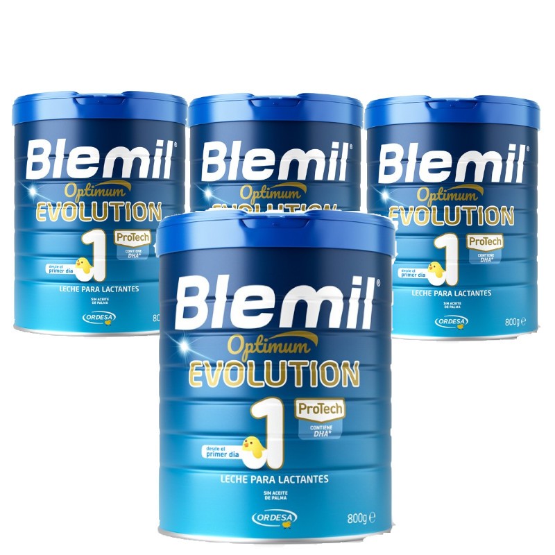 BLEMIL 1 Lait Infantile Evolution Optimum 4x800g BLEMIL 1 Lait Infantile Evolution Optimum 4x800g