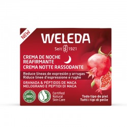 WELEDA Crema notte rassodante con peptidi di melograno e maca 40ml
