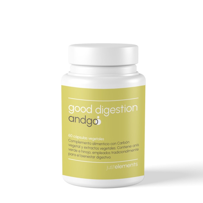 Just Elements AndGo Supplément de bien-être digestif 60 gélules Just Elements AndGo Supplément de bien-être digestif 60 gélules