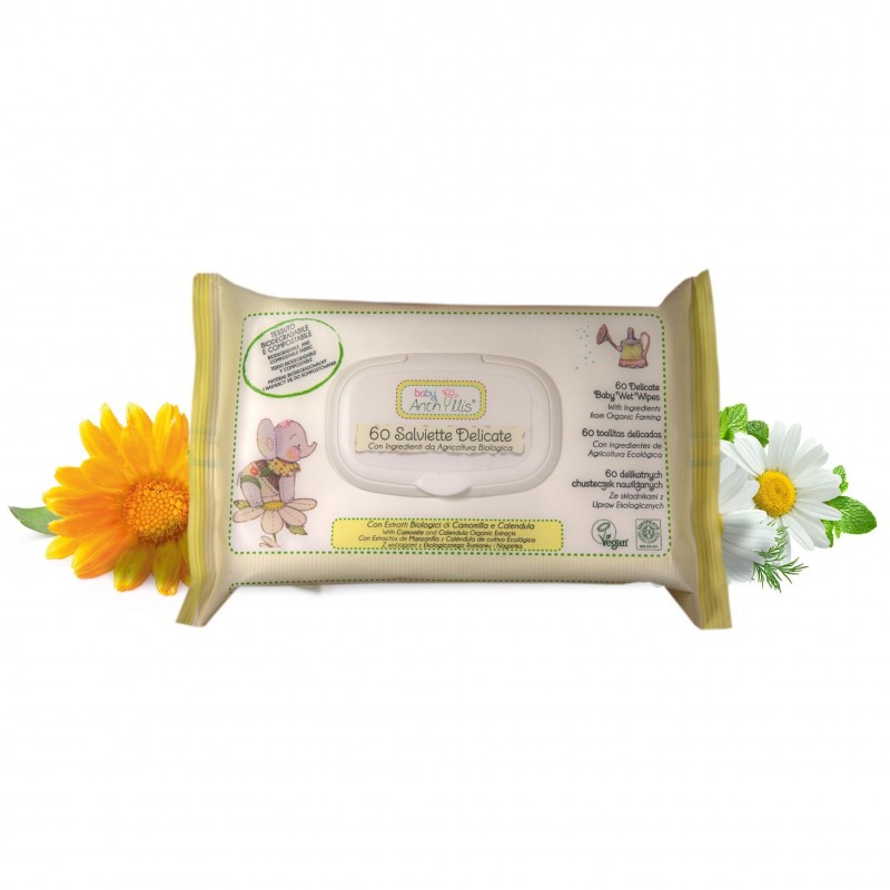 Anthyllis Baby Zarte Babytücher mit Kamille und Calendula