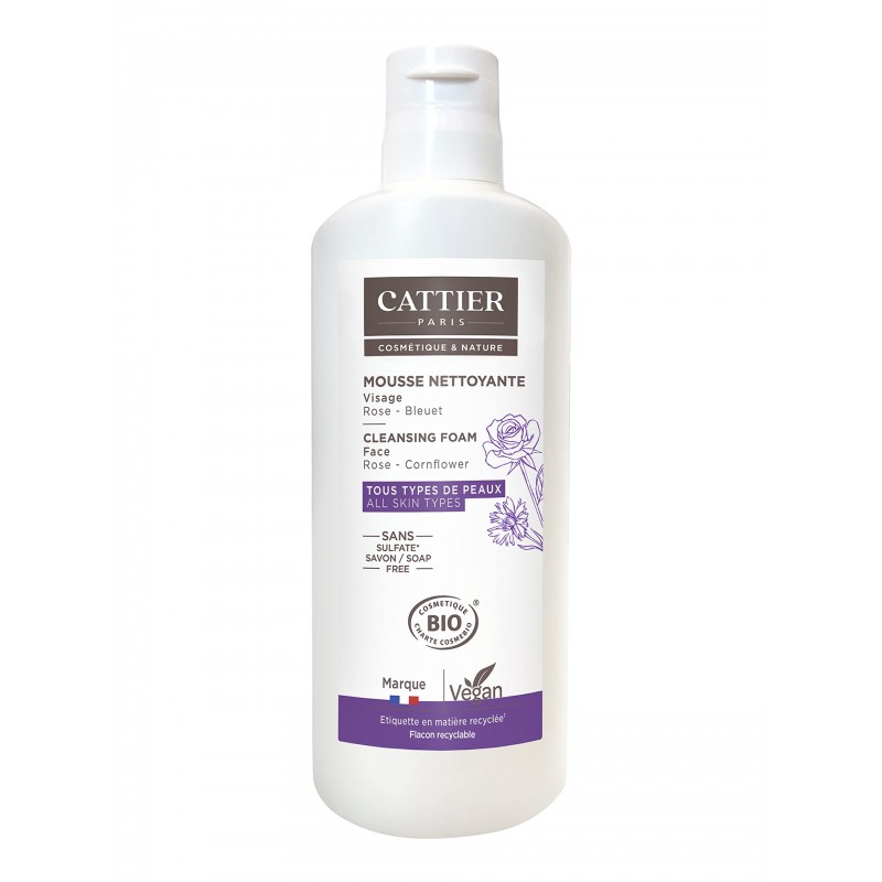 Cattier Mousse Nettoyante Visage 150 Ml