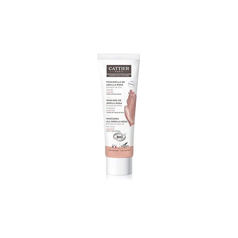 Maschera all'argilla rosa Cattier 100 ml Maschera all'argilla rosa Cattier 100 ml
