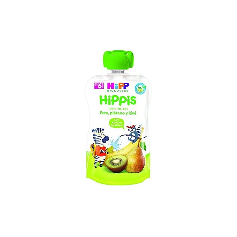 Hipp Bio Birne, Banane und Kiwi Beutel 100 G Hipp Bio Birne, Banane und Kiwi Beutel 100 G