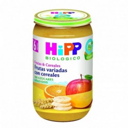 Frasco Hipp de Frutas Sortidas com Cereais Orgânicos 190 G