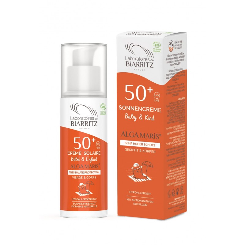 Lab Biarritz Crème Solaire Enfant Spf50+ Alga Maris 100 Ml