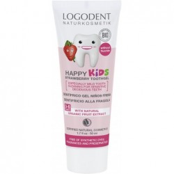 Logona Dentifrice Enfant Fraise (Sans Fluor) 50 Ml